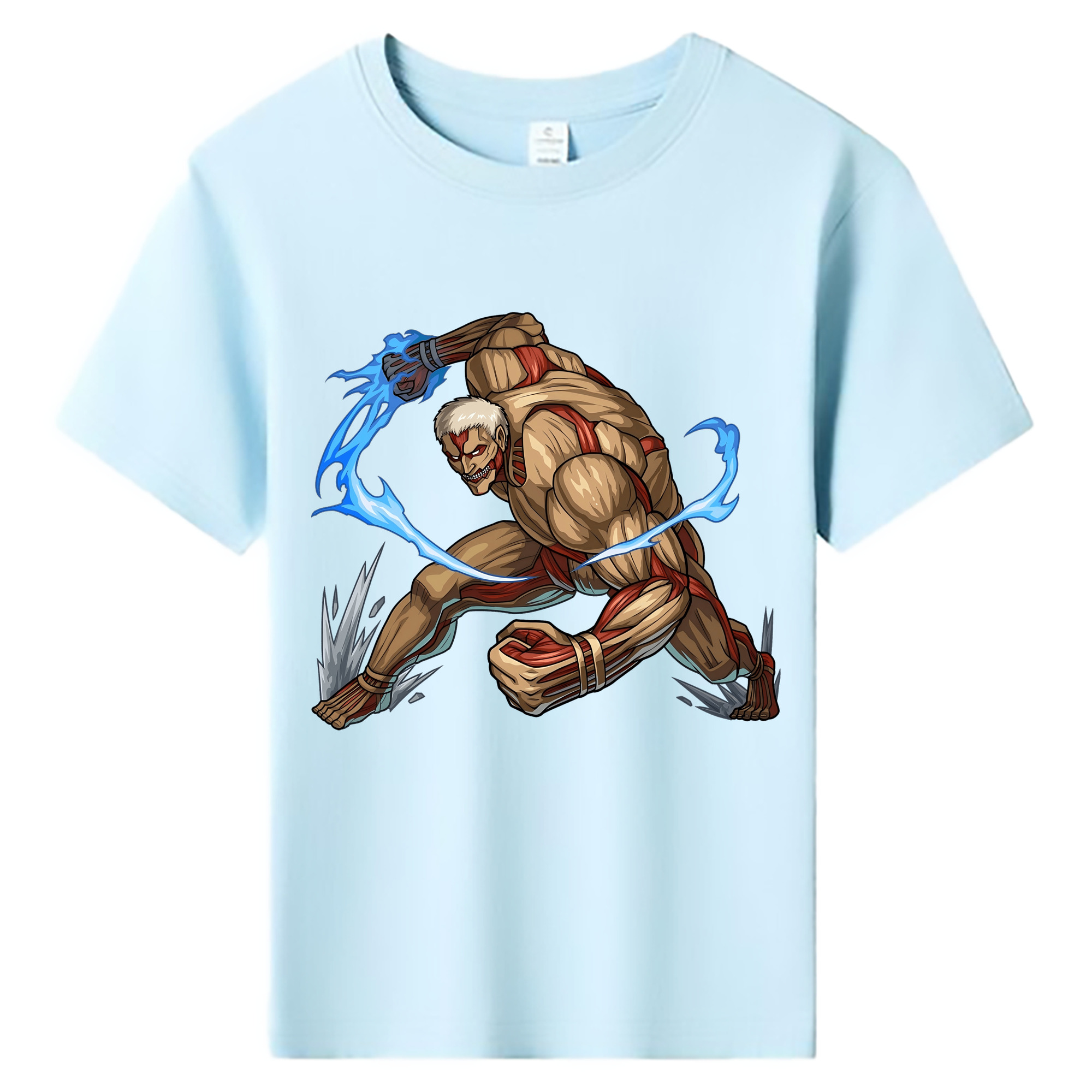 （画像用） 進撃の巨人 Attack on Titan 綿100％キッズTシャツ（フロントプリント）